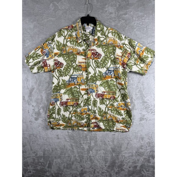 Cottonseed Other - Cottonseed Men's Button Up Short Sleeve Vintage Shirt Size XL Made In USA